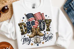 Fathers Day PNG Clipart, Daddy My Hero PNG Product Image 2