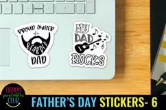 Father's Day Stickers I Printable Dad Stickers Product Image 2