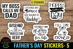 Father's Day Stickers I Printable Dad Stickers Product Image 1