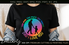 Fathers Day SVG for Cricut Papa Daddy Dad T-shirt Mug Design Product Image 8
