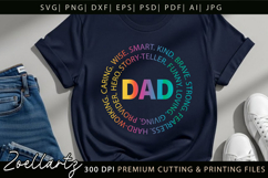 Fathers Day SVG for Cricut Papa Daddy Dad T-shirt Mug Design Product Image 7