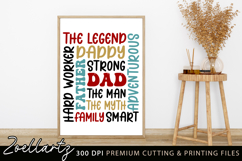 Dad Subway Art SVG Fathers Day SVG Cut File Daddy SVG PNG Product Image 2