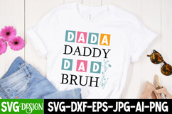 Father&#039;s Day SVG Design,Dada Daddy Dad Bruh SVG Cut Files 