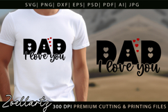 Fathers Day SVG for Cricut Papa Daddy Dad T-shirt Mug Design Product Image 7
