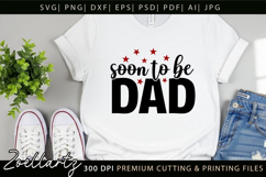 Fathers Day SVG Cut File Dad Daddy Papa SVG Dad T-shirt Mug Product Image 1