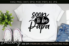 Fathers Day SVG Cut File Dad Daddy Papa SVG Dad T-shirt Mug Product Image 1
