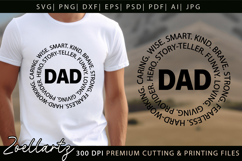 Fathers Day SVG for Cricut Papa Daddy Dad T-shirt Mug Design Product Image 3