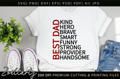 Fathers Day SVG for Cricut Papa Daddy Dad T-shirt Mug Design Product Image 7