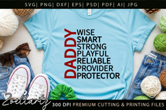 Fathers Day SVG for Cricut Papa Daddy Dad T-shirt Mug Design Product Image 5