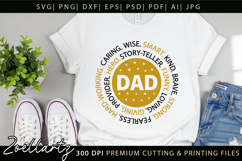 Fathers Day SVG for Cricut Papa Daddy Dad T-shirt Mug Design Product Image 6