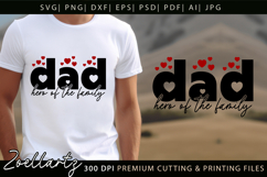Fathers Day SVG for Cricut Papa Daddy Dad T-shirt Mug Design Product Image 4