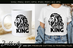 Fathers Day SVG for Cricut Papa Daddy Dad T-shirt Mug Design Product Image 3