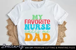 Nurse SVG Cut File Nursing Life SVG Nurse Dad SVG PNG EPS Product Image 2