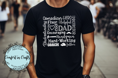 Father&#039;s Day Word Art SVG and Sublimation design Product Image 2