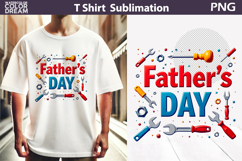 Fathers Day Sublimation Design | Father&#039;s Day T Shirt Design Product Image 1