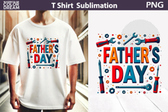 Fathers Day Sublimation Design | Father&#039;s Day T Shirt Design Product Image 1