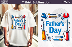 Fathers Day Sublimation Design | Father&#039;s Day T Shirt Design Product Image 1