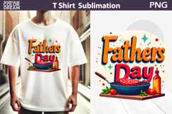 Fathers Day Sublimation Design | Father&#039;s Day T Shirt Design Product Image 1