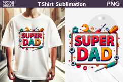 Super Dad PNG Design | Father&#039;s Day T Shirt Design Product Image 1