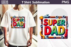 Super Dad PNG Design | Father&#039;s Day T Shirt Design Product Image 1