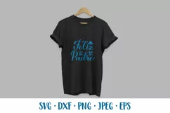 Feliz Dia del Padre. Happy Fathers Day in Spanish SVG Product Image 2