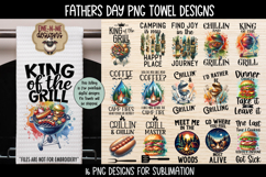 Camping Grillin and Chillin Kitchen Towel Bundle | 16 PNGs Product Image 1