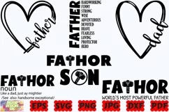 Fathor SVG | Father SVG | Dad SVG | Father's Day SVG | Daddy Product Image 2