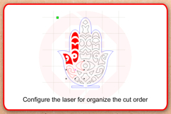 Laser cut SVG Incense holder Fatima hand Hamsa template Product Image 4