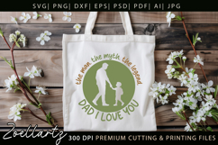 Fathers Day SVG for Cricut Papa Daddy Dad T-shirt Mug Design Product Image 5
