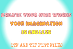 Fatty Chunk Alphabet Lettering ABC Fat Text Font OTF Product Image 3