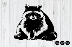 Fatty Raccoon SVG, Funny Raccoon SVG, Raccoon SVG Product Image 1