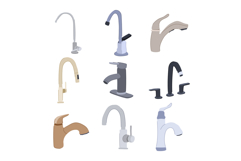 faucet low flow set cartoon Product Image 1