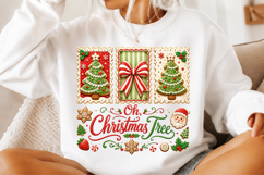 Faux Crochet Christmas Tree Cake PNG Product Image 2
