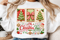 Faux Crochet Christmas Tree Cake PNG Product Image 3