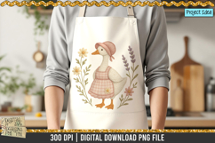 Faux Embroidery Farmhouse Goose is a professional design that is available at 300dpi PNG to use for Sublimation, iron-on transfer, DTG Printing and normal printing.