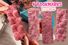 Faux Fur Bookmark Printable Bundle Spring Floral Sublimation Product Image 8