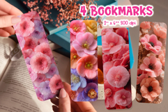 Faux Fur Bookmark Printable Bundle Spring Floral Sublimation Product Image 10