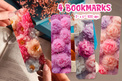 Faux Fur Bookmark Printable | Spring Floral Sublimation Product Image 1