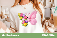 Faux Fur Butterfly Clipart | Floral Spring Sublimation PNG Product Image 1
