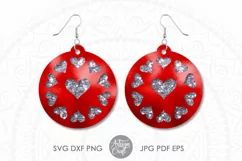 earrings SVG cut files for laser cutting 
