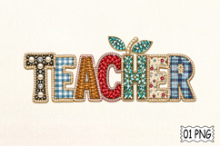 Faux Rhinestones Teacher PNG Product Image 1