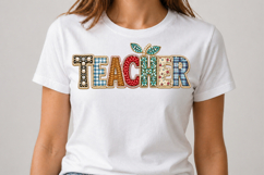 Faux Rhinestones Teacher PNG Product Image 2