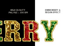 Faux Sequins Christmas Sublimation Merry Christmas Png