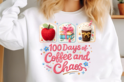 Faux Yarn 100 Days of Coffee Chaos PNG Product Image 2