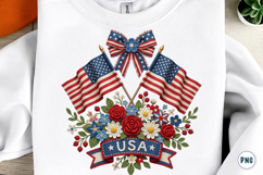 Faux Yarn 4th Of July Png Product Image 1