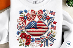 Faux Yarn 4th Of July Png Product Image 1