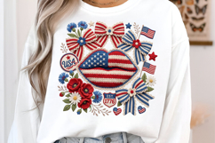 Faux Yarn 4th Of July Png Product Image 2