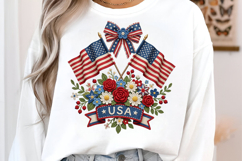 Faux Yarn 4th Of July Png Product Image 2