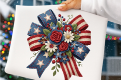 Faux Yarn 4th Of July Png Product Image 4