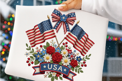 Faux Yarn 4th Of July Png Product Image 4